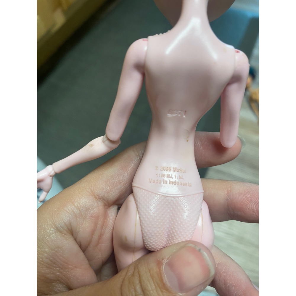 Monster High Draculaura Doll 2008 Gen 1 Mattel Pink Vampire for Parts Custom DIY - Picture 10 of 10